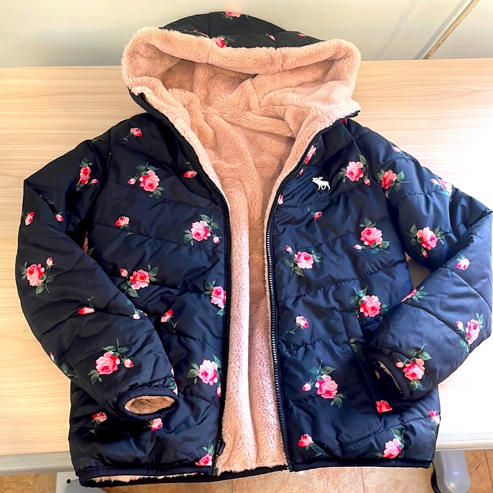 Abercrombie Girls Reversible Puffer